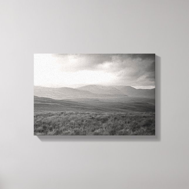 Lienzo Colinas de Perthshire, Escocia (Anverso)