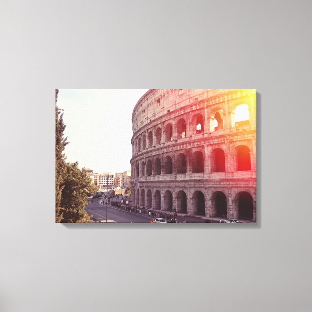 Lienzo Coliseo de Roma (Anverso)