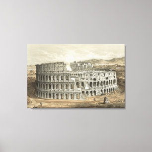Lienzo Coliseo romano Vintage Art
