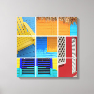 Lienzo Collage caribeño
