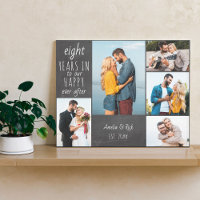 Collage de fotos Aniversario boda Chalkboard