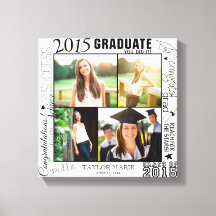 Collage de fotos de graduación personalizada 2015