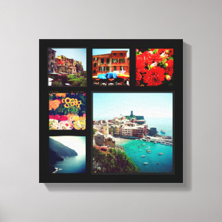 Lienzo Collage de fotos de Instagram personalizado Wrappe