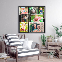 Lienzo Collage de fotos de la familia Black 7 Keepsake