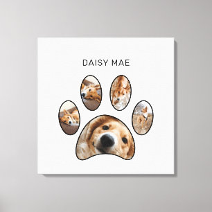 Lienzo Collage de fotos de Mascota de Personalizado de im