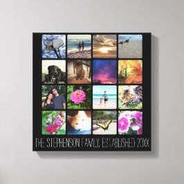 Lienzo Collage de fotos de Rounding Corners o Instagram