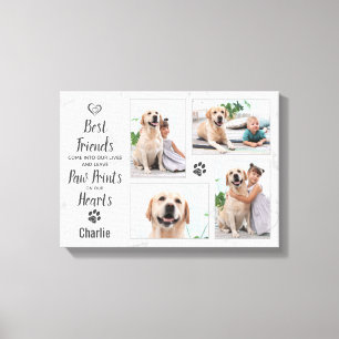 Lienzo Collage de fotos Perro Personalizado mascota Memor