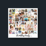 Lienzo Collage de Fotos Personalizadas de Familia 50 Imág<br><div class="desc">Convierte tus fotos favoritas en una impresionante pieza de arte para la pared. Este póster de collage de fotos personalizado es la forma perfecta de contar tu historia, capturando toda una vida de recuerdos en una hermosa exhibición. Con un 100% de personalización, puedes subir fácilmente tus propias fotos y personalizar...</div>