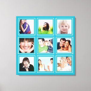Lienzo Collage de fotos personalizadas de Instagram