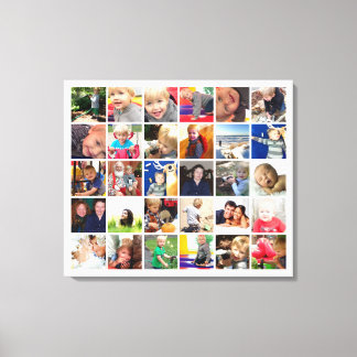Lienzo Collage de fotos personalizadas de Instagram