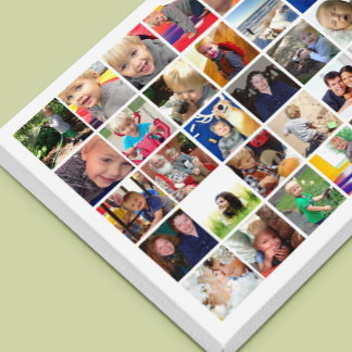 Lienzo Collage de fotos personalizadas de Instagram