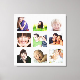 Lienzo Collage de fotos personalizadas de Instagram