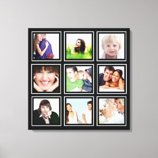 Lienzo Collage de fotos personalizadas de Instagram