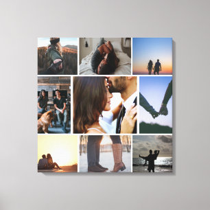 Lienzo Collage de fotos personalizado