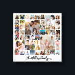 Lienzo Collage de Fotos Personalizado de Familia 50 Imáge<br><div class="desc">Convierte tus fotos favoritas en una impresionante pieza de arte para la pared. Este póster de collage de fotos personalizado es la forma perfecta de contar tu historia, capturando toda una vida de recuerdos en una hermosa exhibición. Con un 100% de personalización, puedes subir fácilmente tus propias fotos y personalizar...</div>