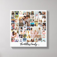 Collage de Fotos Personalizado de Familia 50 Imáge