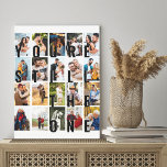 Lienzo Collage de fotos, sigues siendo la foto de One 20<br><div class="desc">Boda de regalo de lienzo fotográfico para tu pareja. El diseño presenta una impresión de gran tamaño que dice "Todavía eres el único", mostrada como superposición en tus imágenes. La plantilla de fotos está configurada para que añadas 20 de tus fotos favoritas, todas las cuales se muestran en formato vertical....</div>
