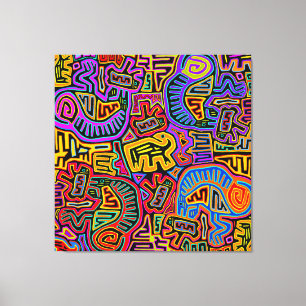 Lienzo Collage de Mola de la Isla San Blas