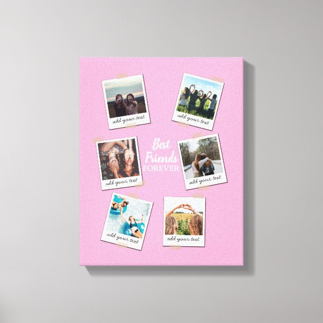 Lienzo Collage de Personalizados fotográficos personaliza (Anverso)