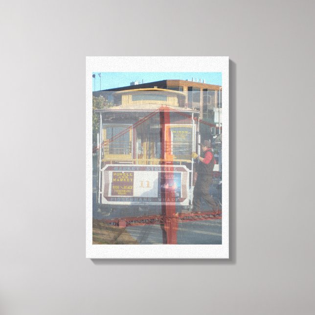 Lienzo Collage de San Francisco (Anverso)