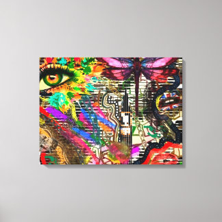 Lienzo Collage digital de Sueños Subconscientes por KEB