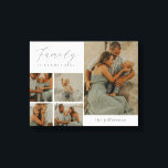 Lienzo Collage familiar Rústico Personalizado moderno env<br><div class="desc">Preservar los momentos preciosos con una decoración personalizada en las paredes. ¡Hace un gran regalo! Diseñado por Berry Berry Sweet. Visite nuestro sitio web en berryberrysweet.com para obtener más información sobre nosotros y nuestras líneas de productos completas.</div>