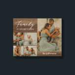 Lienzo Collage familiar Rústico Personalizado moderno env<br><div class="desc">Preservar los momentos preciosos con una decoración personalizada en las paredes. ¡Hace un gran regalo! Diseñado por Berry Berry Sweet. Visite nuestro sitio web en berryberrysweet.com para obtener más información sobre nosotros y nuestras líneas de productos completas.</div>