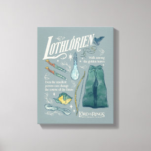 Lienzo Collage Gráfico de Acuarela LOTHLORIEN™