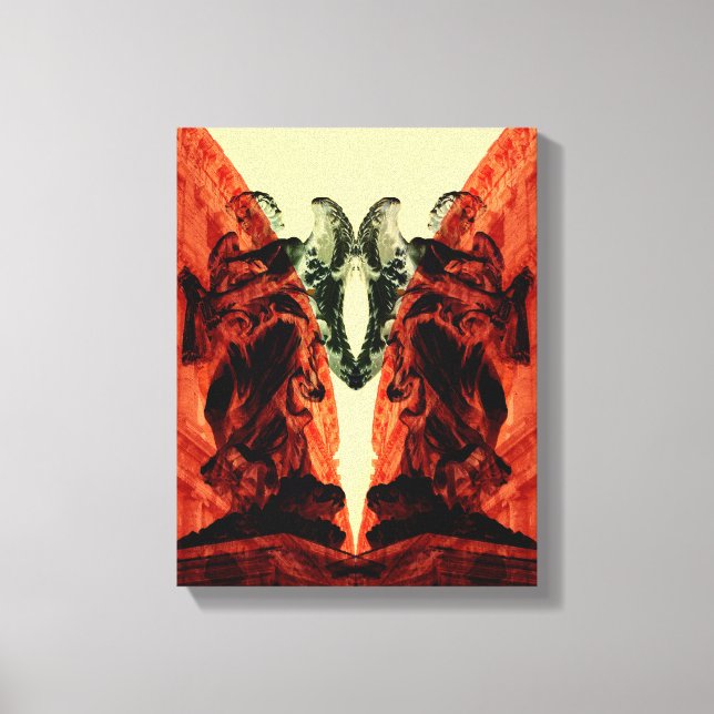 Lienzo Collage moderno de Guay de la Roma histórica en ro (Anverso)