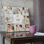 Lienzo Collage moderno foto de una abuela feliz día de gr<br><div class="desc">Mejor Regalo Para Tu Abuela, Foto Personalizada Del Collage De Acción De Gracias Y Texto Con Colores De Otoño. Feliz Día de Acción de Gracias, abuela.</div>