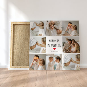 Lienzo Collage Photo   My Mom Is My Valentine Gift