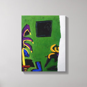 Lienzo Collages Bruyants Artist libro Green Room Canvas
