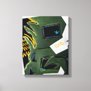 Lienzo Collages Bruyants Artist libro Navidades extraños