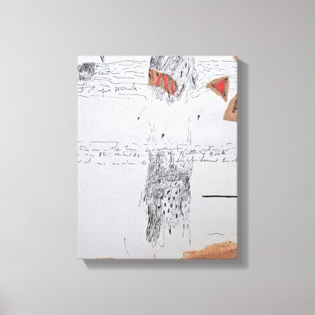 Lienzo Collages Bruyants Artist's Book 10th page Canvas (Anverso)