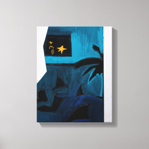 Lienzo Collages Bruyants Artist's Book Blue Room 2 Canvas