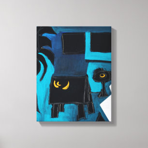 Lienzo Collages Bruyants Artist's Book Blue Room Canvas