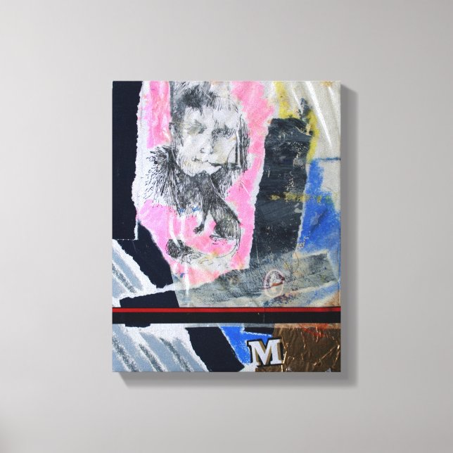 Lienzo Collages Bruyants Artist's Book está atascado en l (Anverso)