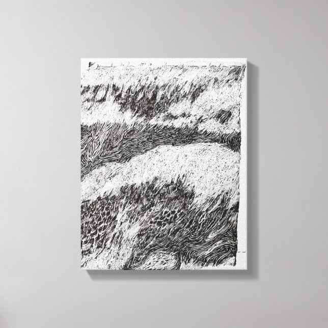 Lienzo Collages Bruyants Artist's Book First page Canvas (Anverso)