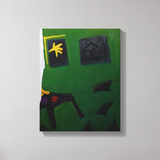 Lienzo Collages Bruyants Artist's Book Green Room part2 P (Anverso)