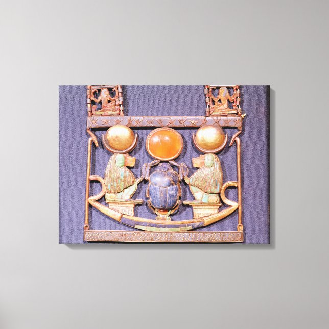 Lienzo Collar del Sol Naciente, desde la tumba de (Anverso)