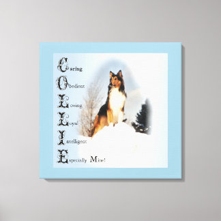 Lienzo Collie es... Rough Collie Art