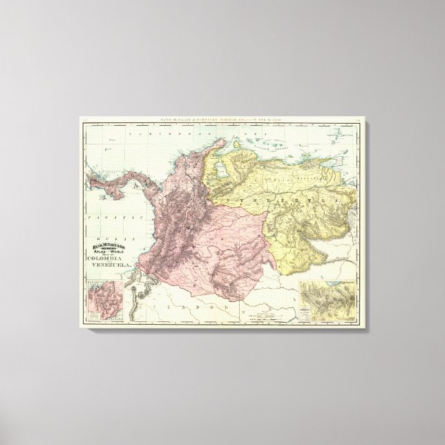 Lienzo Colombia, Venezuela 2 (Anverso)