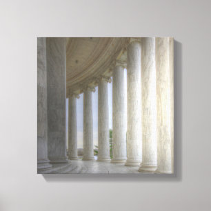 Lienzo Colonnada circular conmemorativa Thomas Jefferson