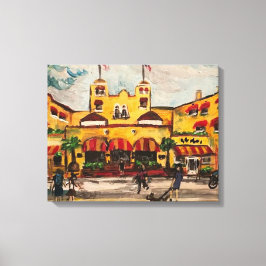 Lienzo "Colony Hotel at Delray Beach" por Willowcatdesign