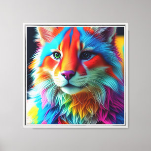 Lienzo Color arcoiris Cat-68587