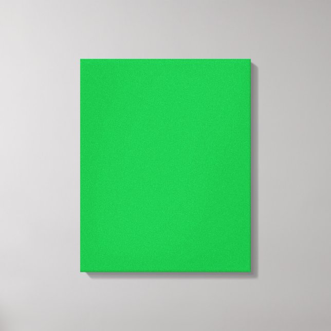 Lienzo Color de la clave cromática Verde (Anverso)
