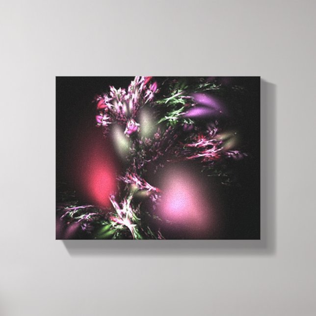 Lienzo color de naturaleza-fractal (Anverso)