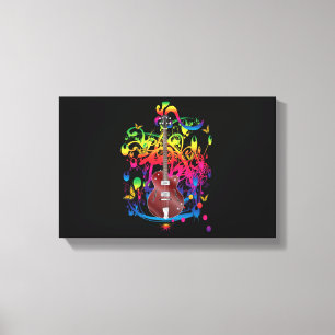 Lienzo Color explosión de bajo