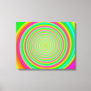 Lienzo Color Mesh Swirl 9 Canvas
