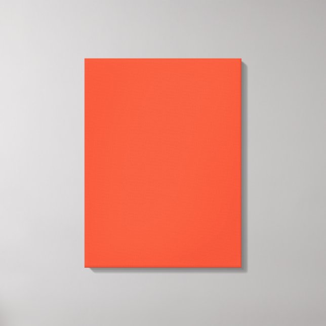 Lienzo Color sólido Cinnabar | Clásica | Elegante (Anverso)